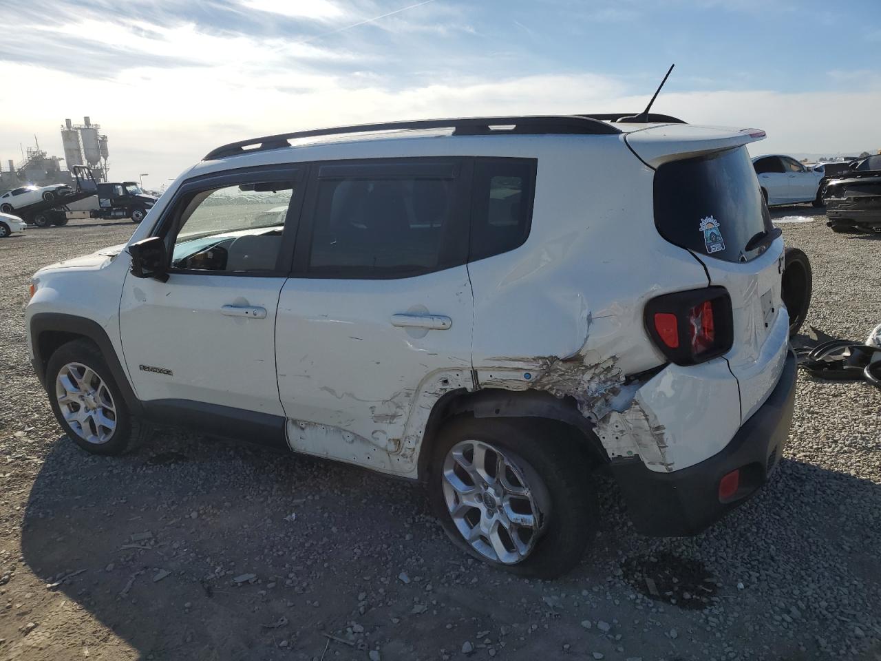 2017 Jeep Renegade VIN ZACCJABB5HPF88417 Copart auction photo, rear end / side damage thumbnail 2