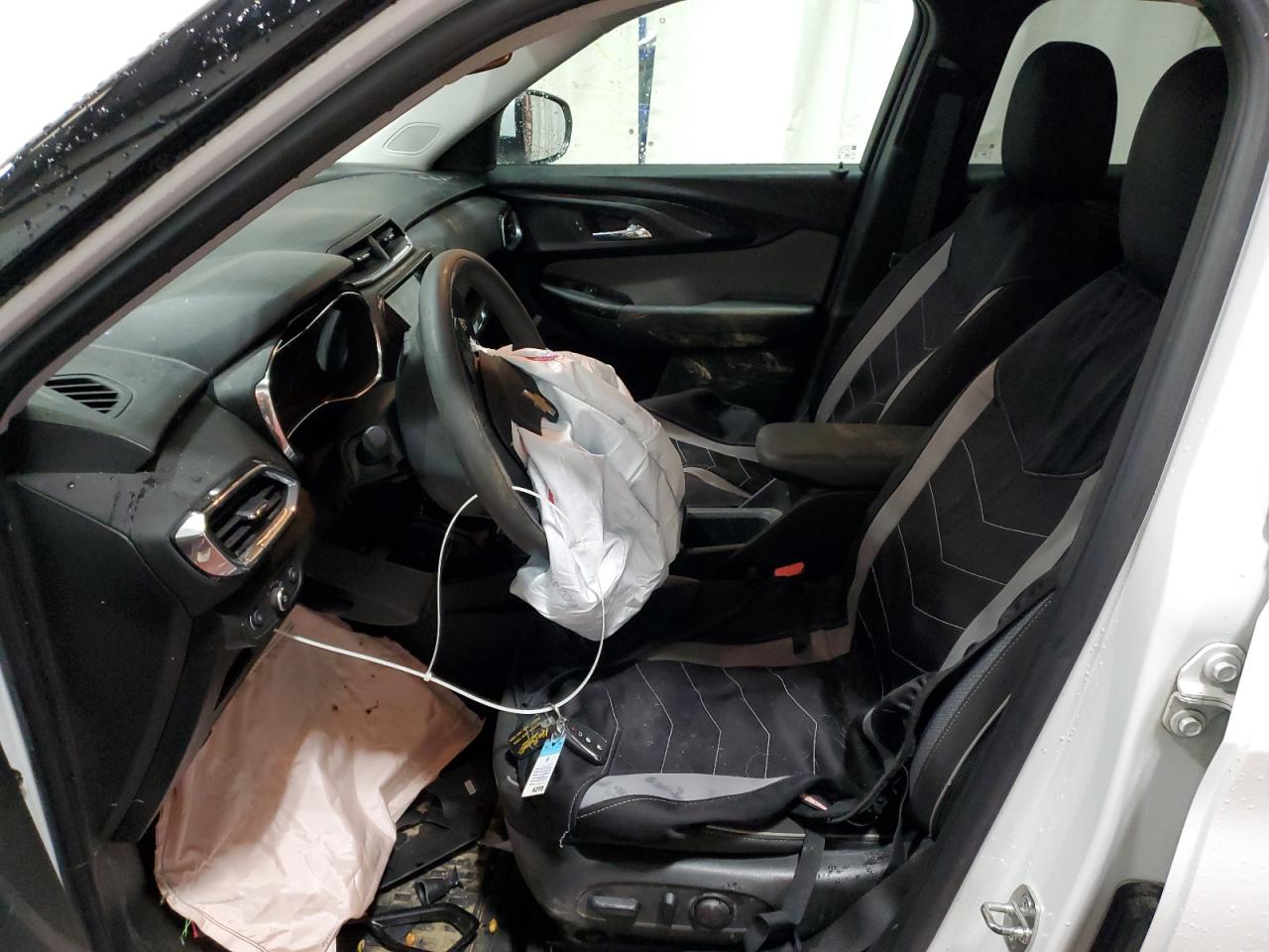 2022 Chevrolet TrailBlazer VIN KL79MRSL8NB128857 Copart auction photo, front end / side damage thumbnail 7
