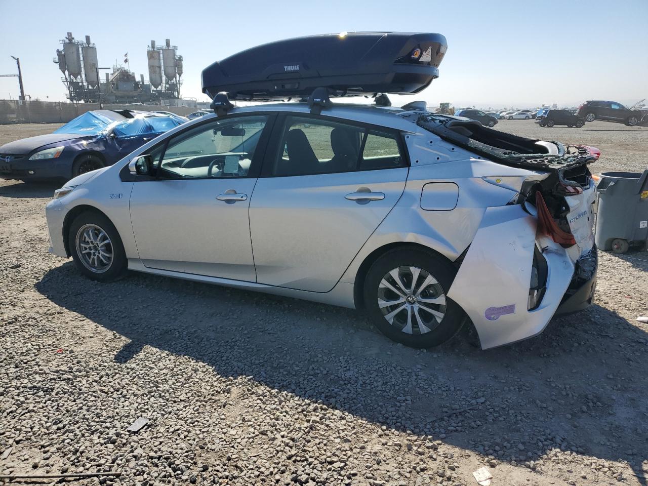 2020 Toyota Prius VIN JTDKARFPXL3125234 Copart auction photo, rear end damage thumbnail 2