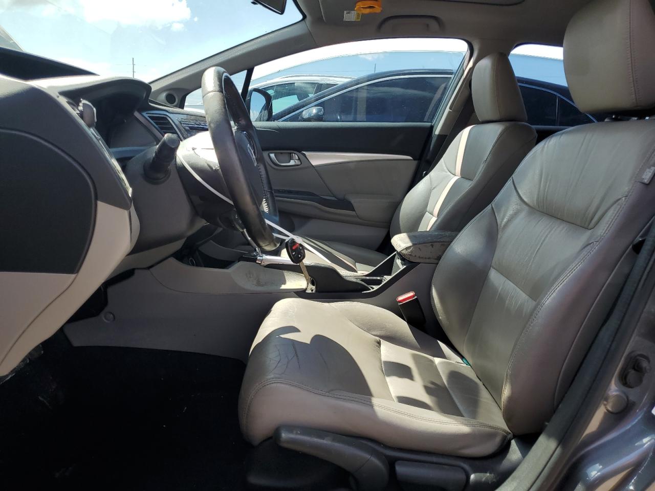 2013 Honda Civic VIN 19XFB2F98DE061910 Copart auction photo, water/flood damage thumbnail 7