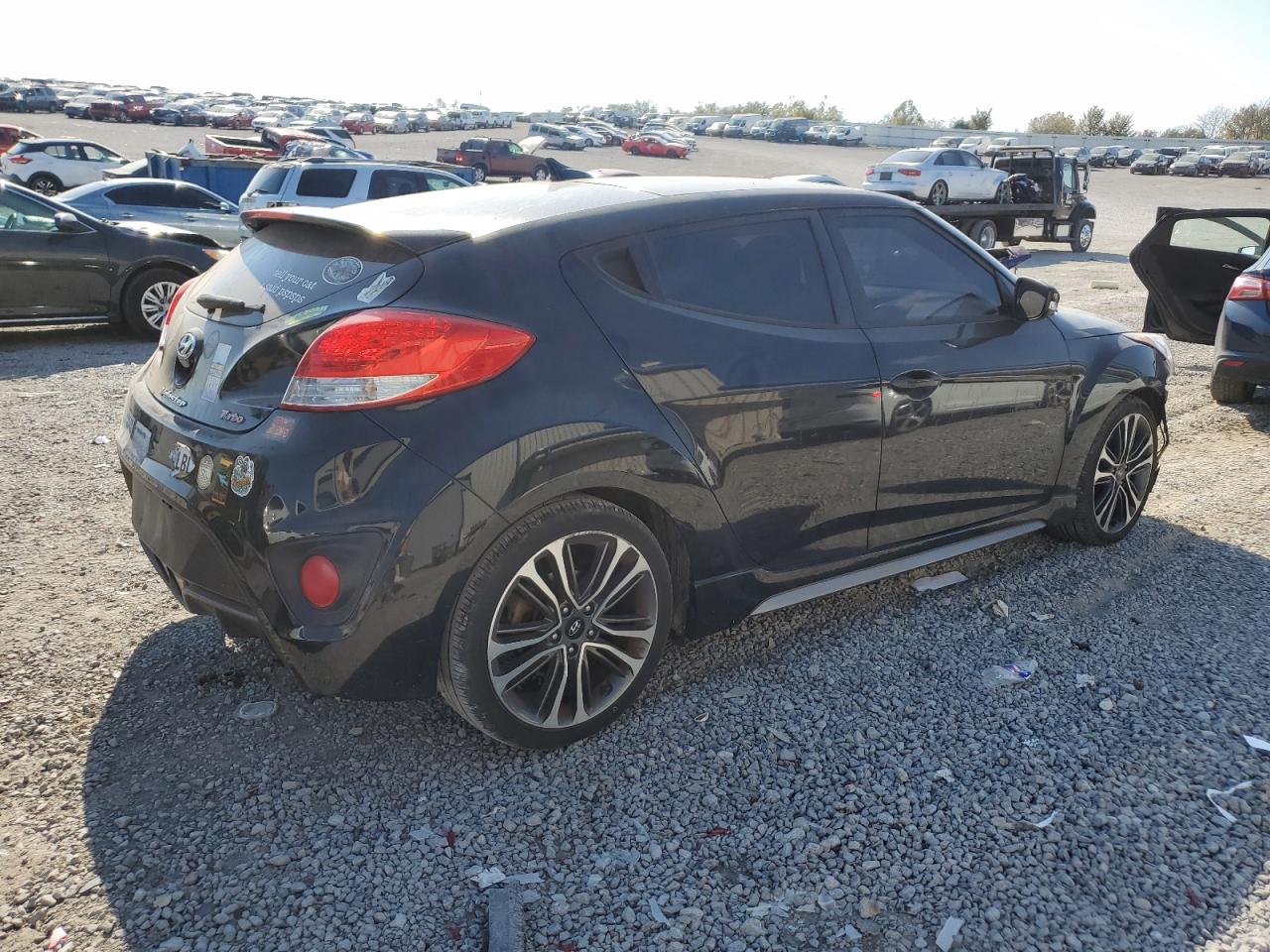 2016 Hyundai Veloster VIN KMHTC6AE8GU272053 Copart auction photo, front end damage thumbnail 3
