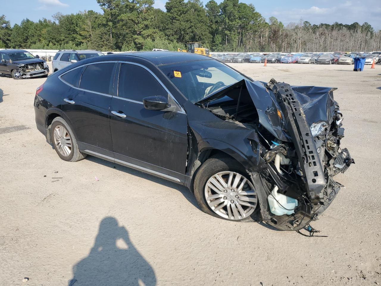 2015 Honda Crosstour VIN 5J6TF3H37FL002261 Copart auction photo, front end damage thumbnail 4