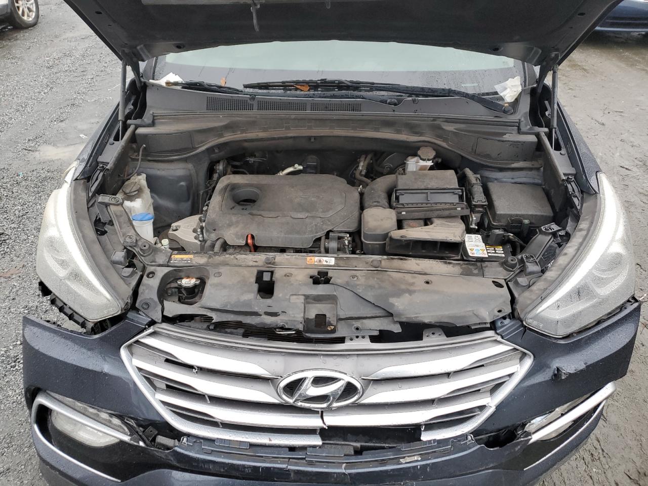2017 Hyundai Santa Fe VIN 5NMZU3LB9HH045475 Copart auction photo, front end damage thumbnail 13