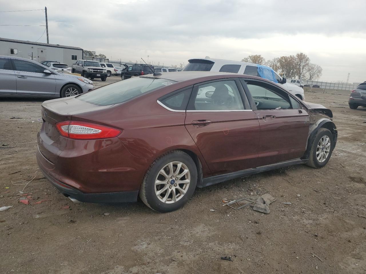 2016 Ford Fusion VIN 3FA6P0G72GR332742 Copart auction photo, front end damage thumbnail 3