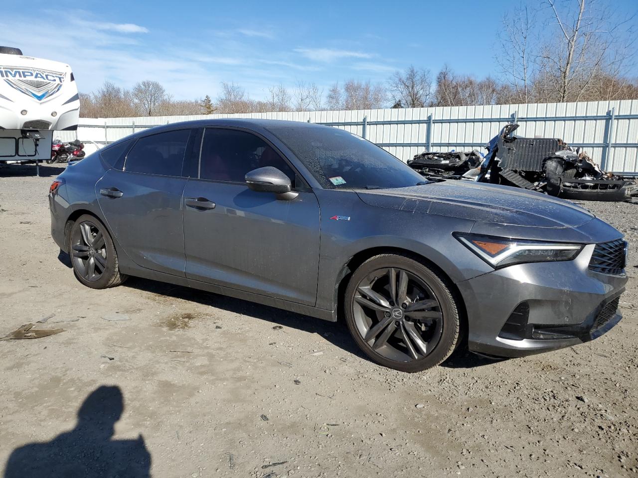 2024 Acura Integra VIN 19UDE4H66RA004937 Copart auction photo, rear end / minor dent/scratches damage thumbnail 4