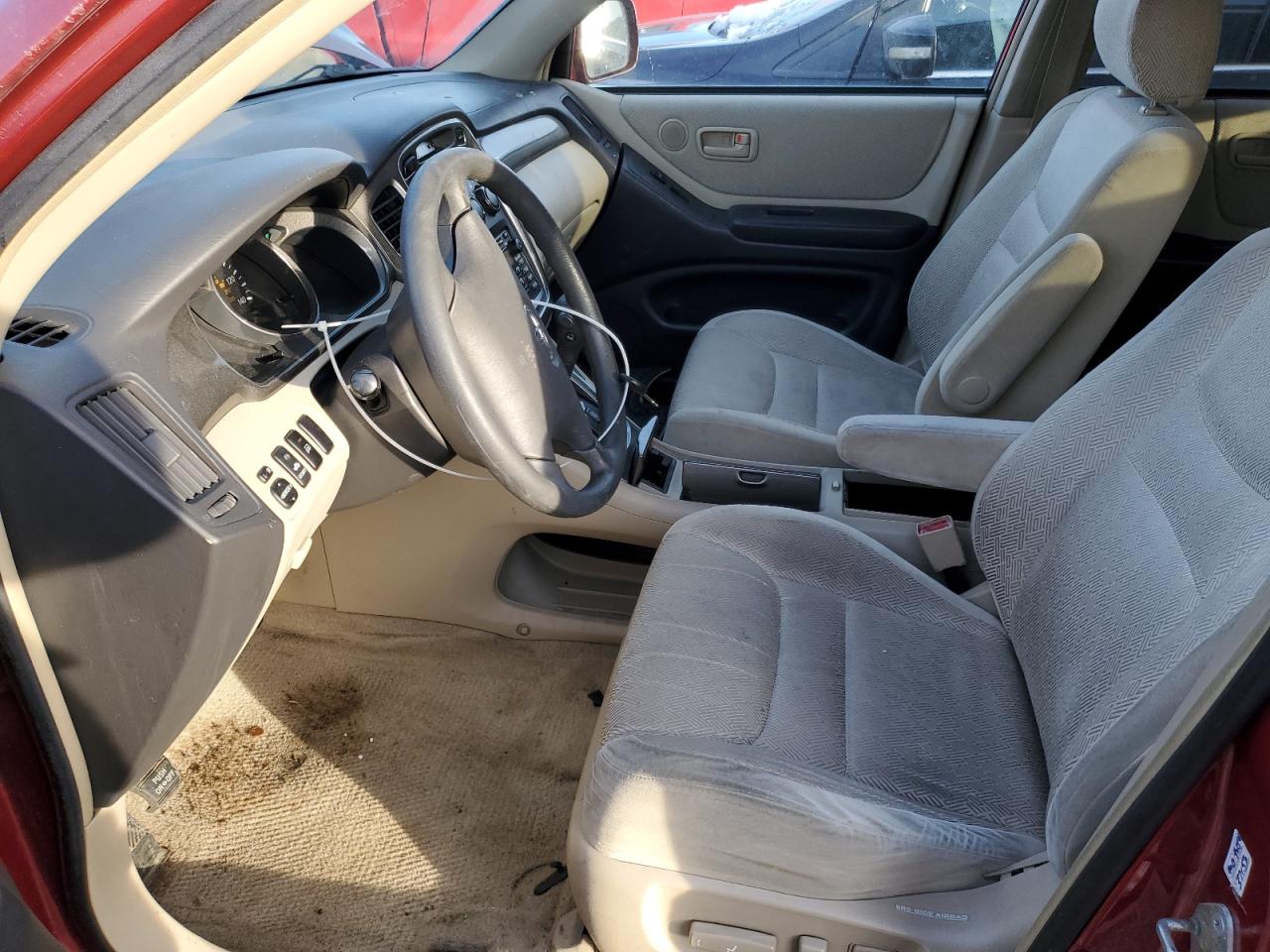 2003 Toyota Highlander VIN JTEHF21A230123643 Copart auction photo, front end / rear end damage thumbnail 7