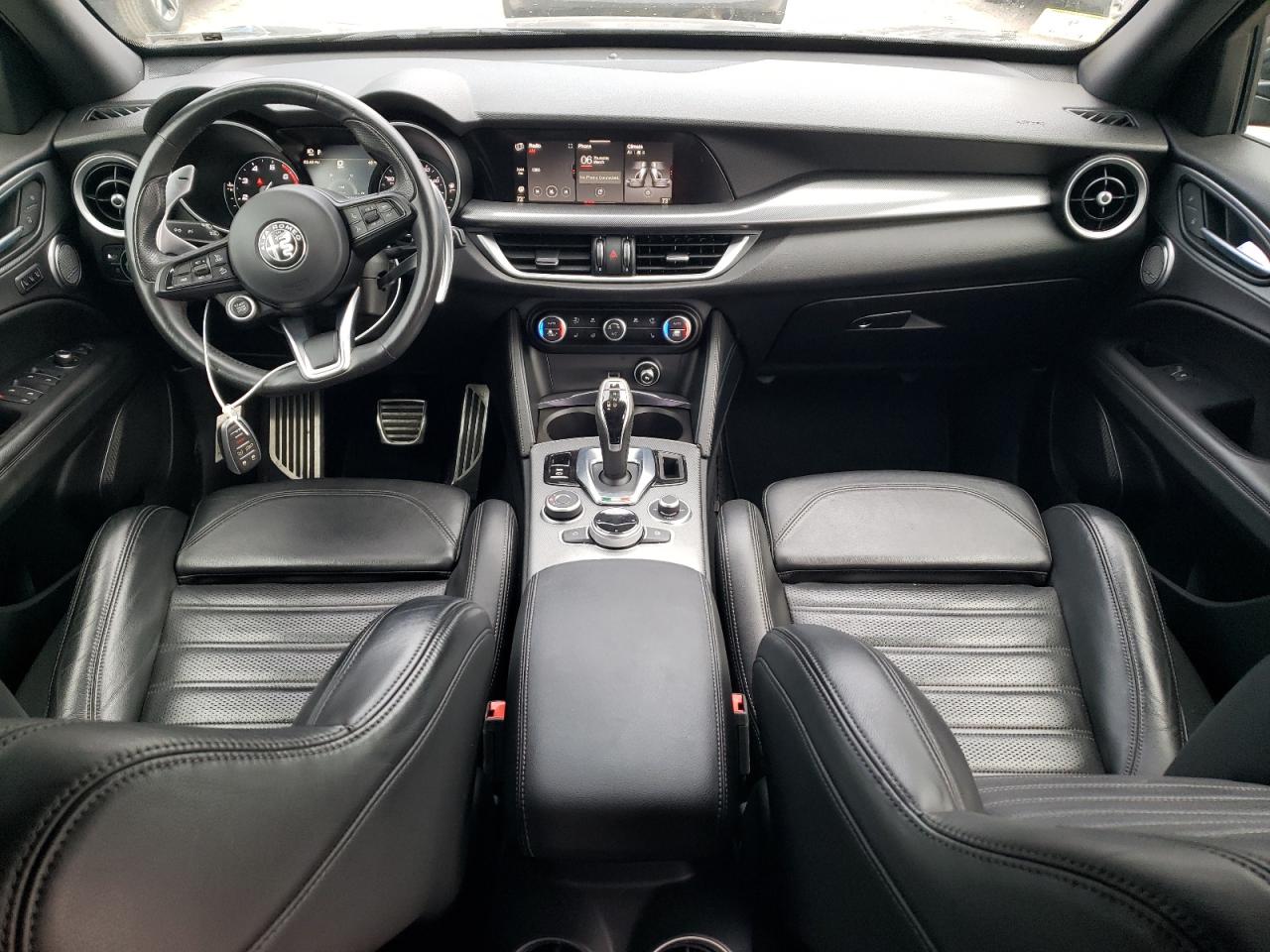 2020 Alfa Romeo Stelvio VIN ZASPAKBN3L7C98160 Copart auction photo, front end / side damage thumbnail 8