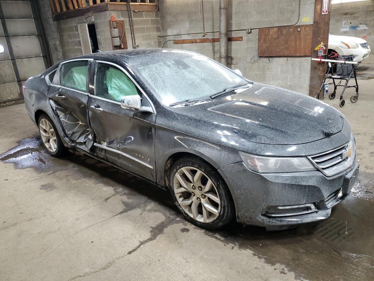 2014 Chevrolet Impala VIN 2G1155S39E9253639 Copart auction photo, side / front end damage thumbnail 4