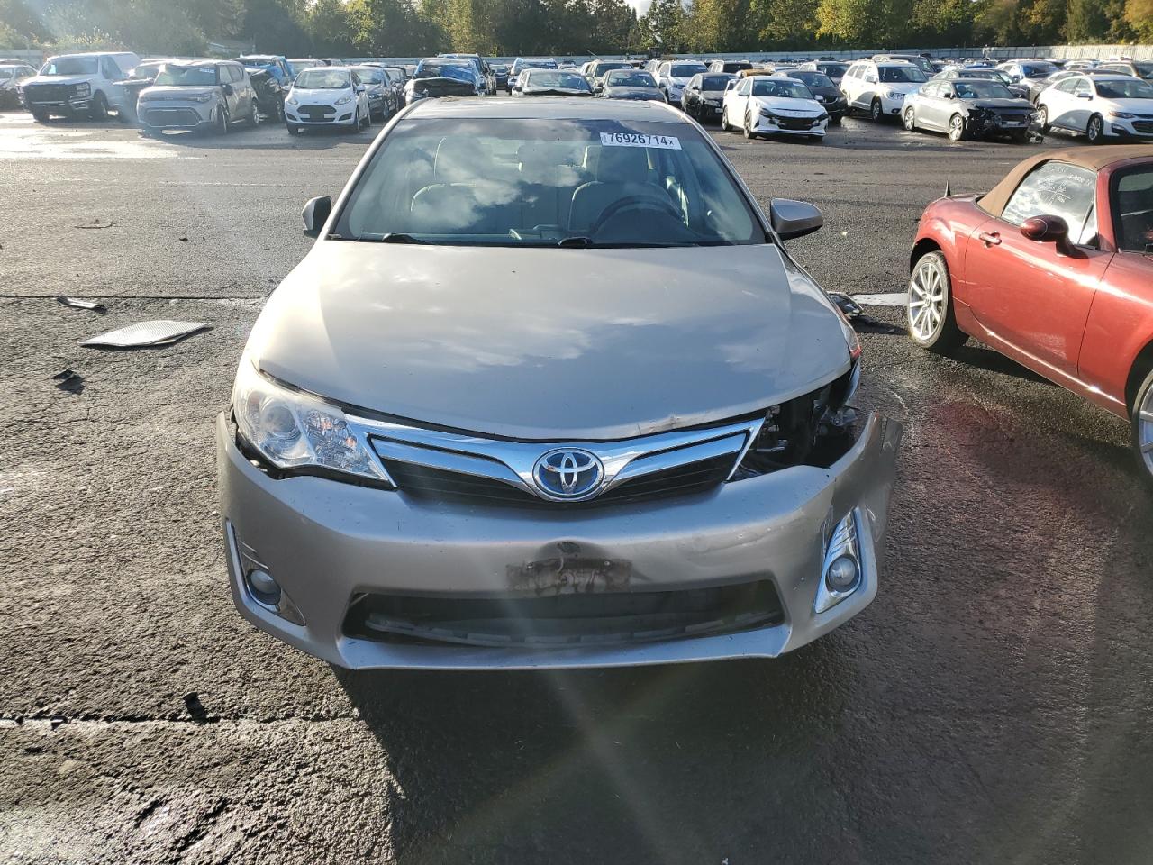 2013 Toyota Camry VIN 4T1BD1FK2DU069259 Copart auction photo, front end / frame damage damage thumbnail 5
