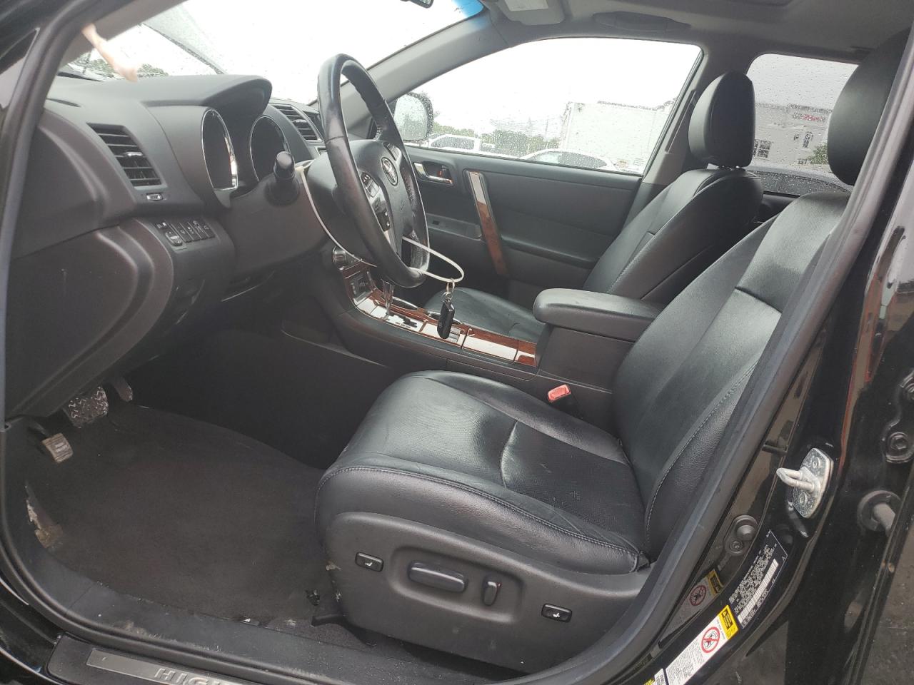 2013 Toyota Highlander VIN 5TDDK3EH4DS190495 Copart auction photo, side / undercarriage damage thumbnail 7