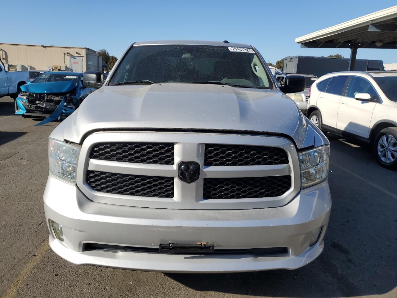 2017 RAM 1500 VIN 3C6RR6KT3HG532784 Copart auction photo, rear end damage thumbnail 5