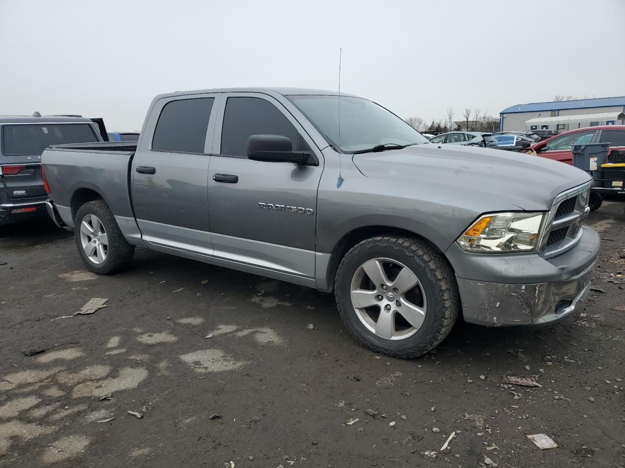 2011 Dodge RAM VIN 1D7RB1CPXBS550612 Copart auction photo, rear end / side damage thumbnail 4