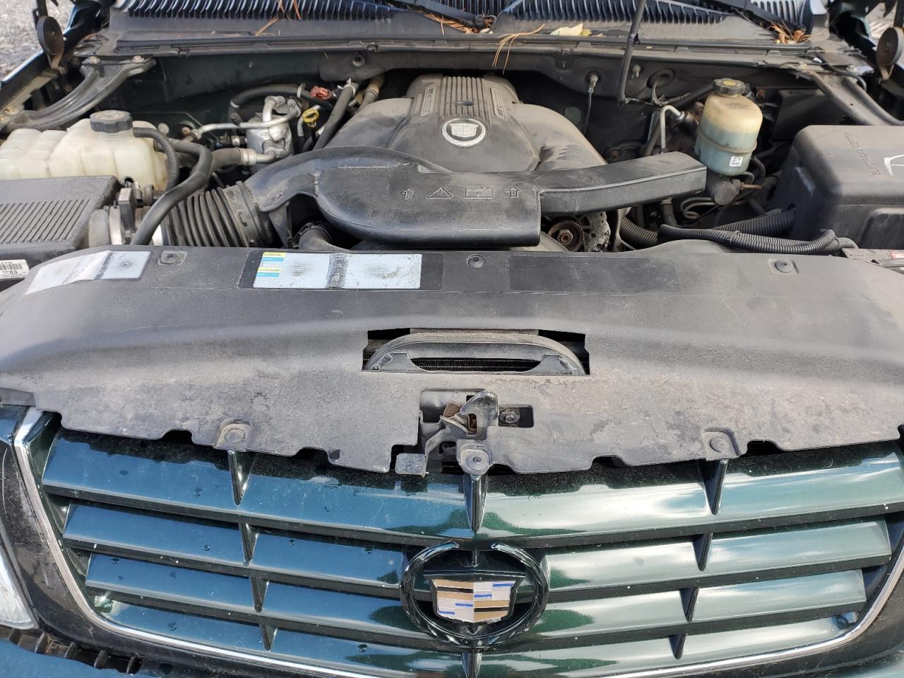 2002 Cadillac Escalade VIN 1GYEK63N02R225067 Copart auction photo, rear end / side damage thumbnail 12