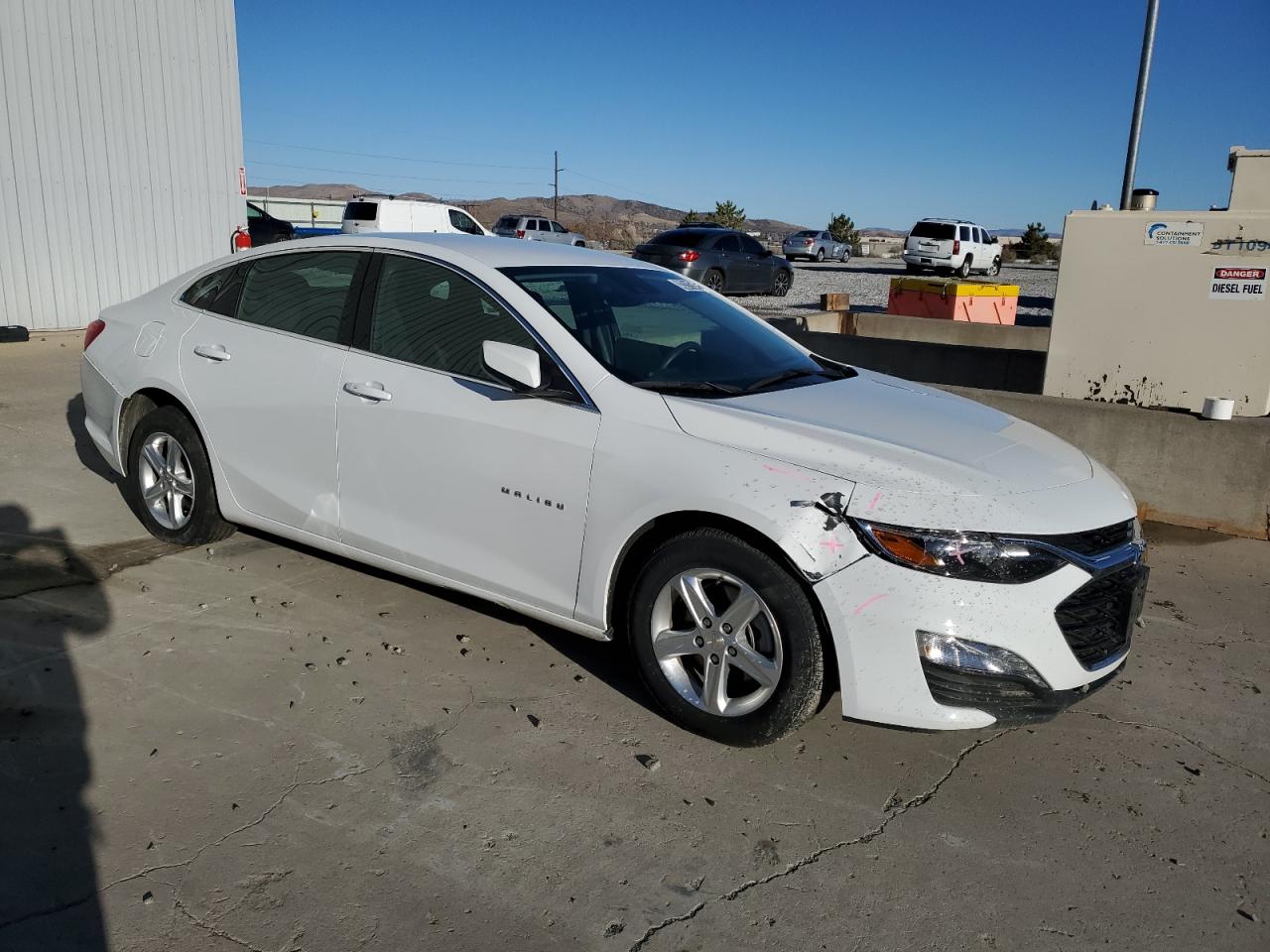 2023 Chevrolet Malibu VIN 1G1ZD5ST0PF169029 Copart auction photo, side / front end damage thumbnail 4