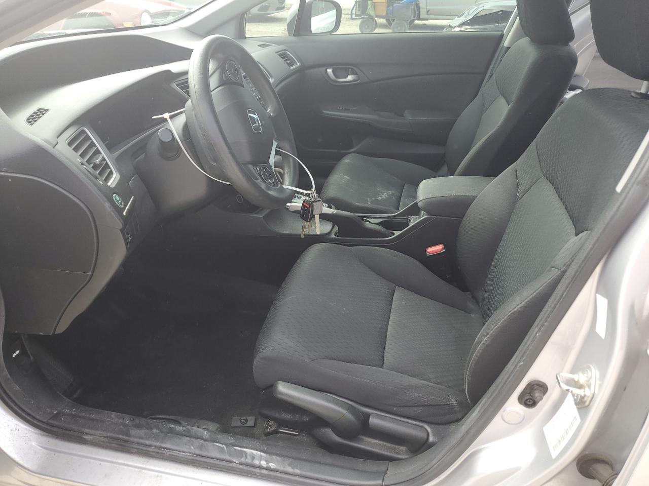 2015 Honda Civic VIN 19XFB2F50FE267562 Copart auction photo, side damage thumbnail 7