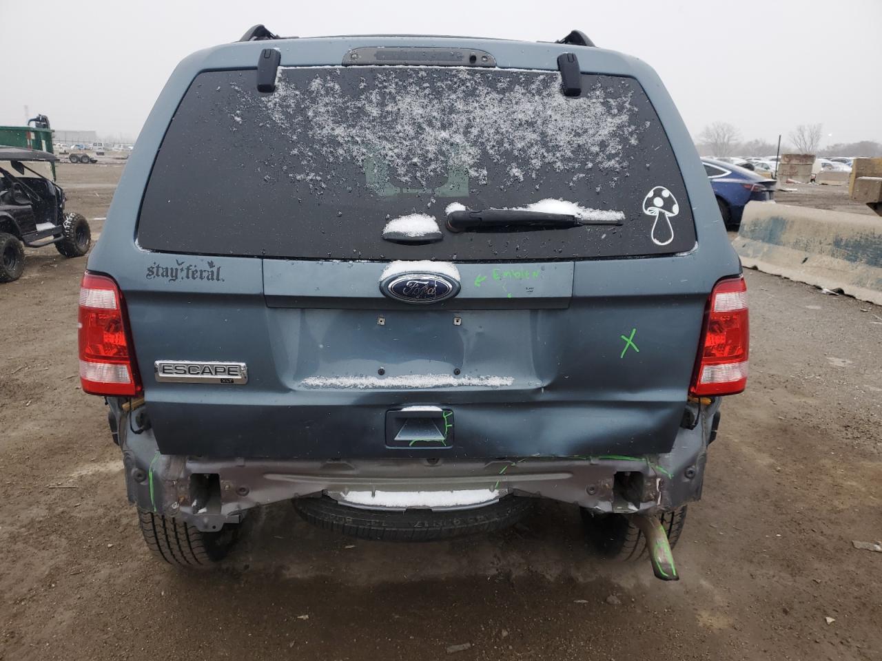 2011 Ford Escape VIN 1FMCU0D75BKB10988 Copart auction photo, rear end / minor dent/scratches damage thumbnail 6