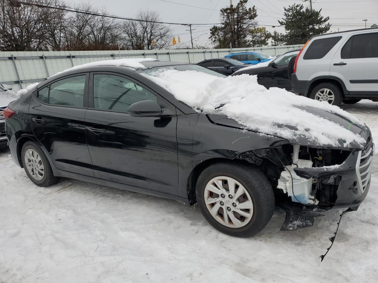 2017 Hyundai Elantra VIN KMHD74LF2HU378860 Copart auction photo, front end damage thumbnail 4
