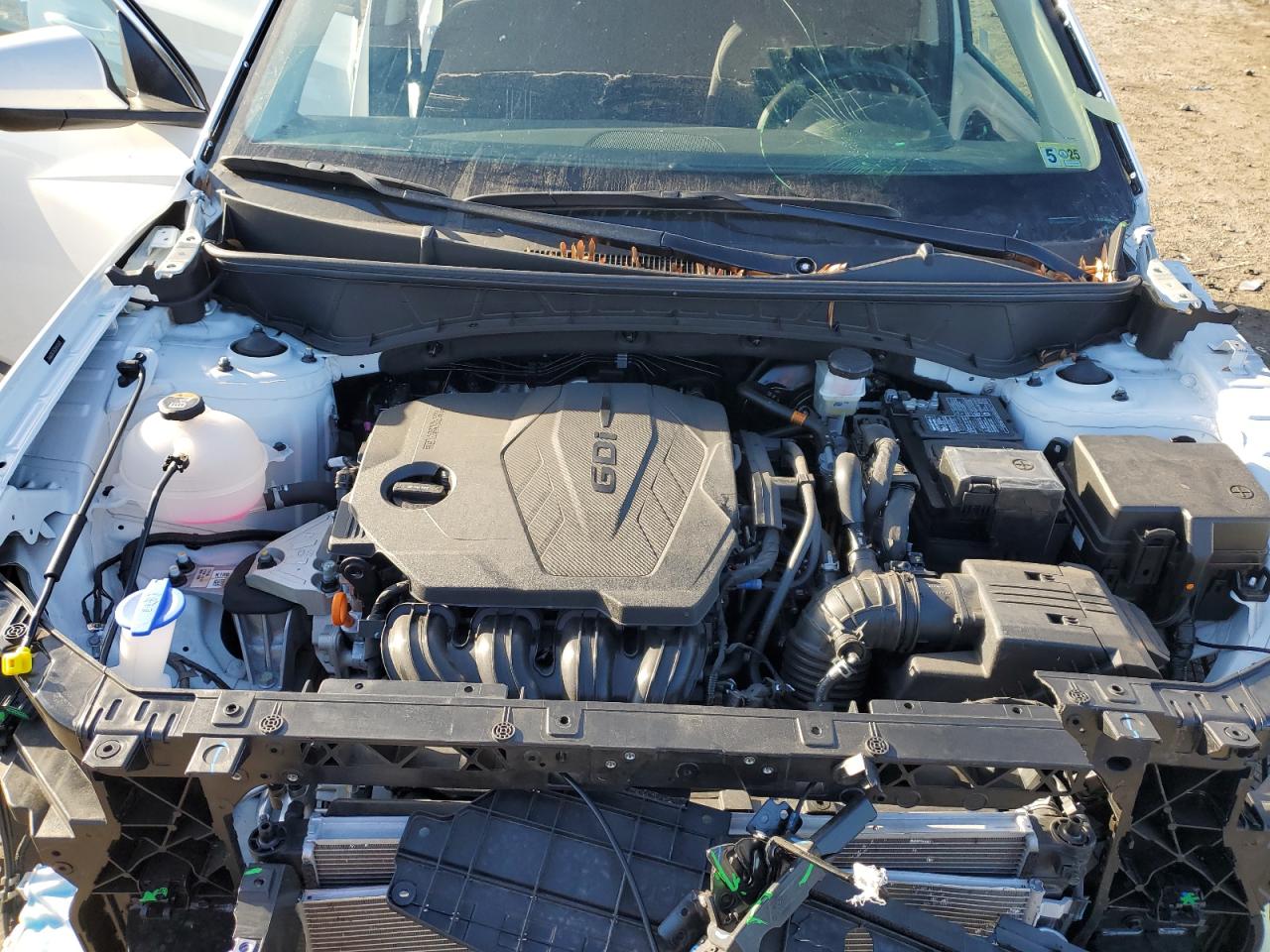 2024 Hyundai Tucson VIN 5NMJBCDE2RH413685 Copart auction photo, front end / side damage thumbnail 12