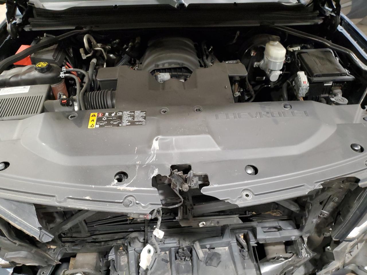 2019 Chevrolet Tahoe VIN 1GNSKBKC7KR141224 Copart auction photo, front end / side damage thumbnail 12