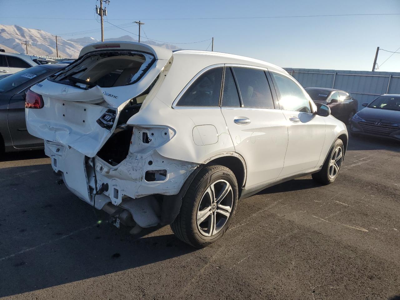 2021 Mercedes-Benz GLC VIN W1N0G8EB2MV323004 Copart auction photo, rear end damage thumbnail 3