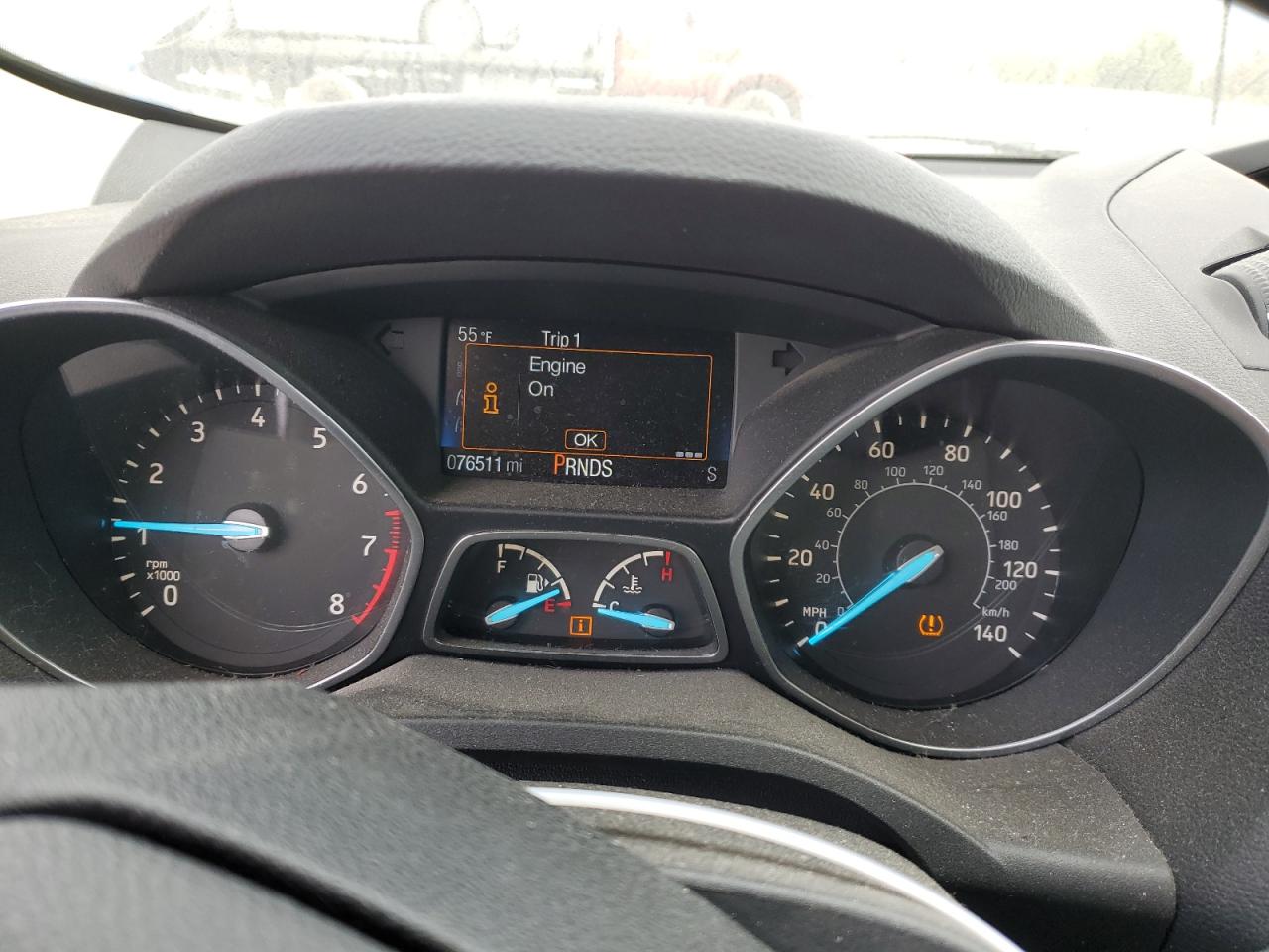2017 Ford Escape VIN 1FMCU0F75HUF08678 Copart auction photo, front end / minor dent/scratches damage thumbnail 9