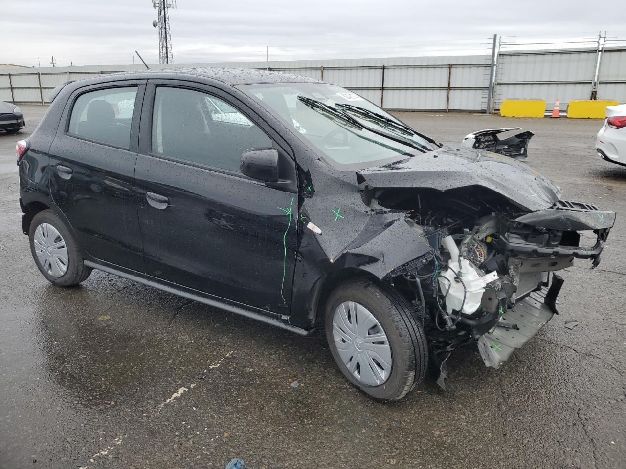 2024 Mitsubishi Mirage VIN ML32AUHJ5RH013760 Copart auction photo, front end / rear end damage thumbnail 4