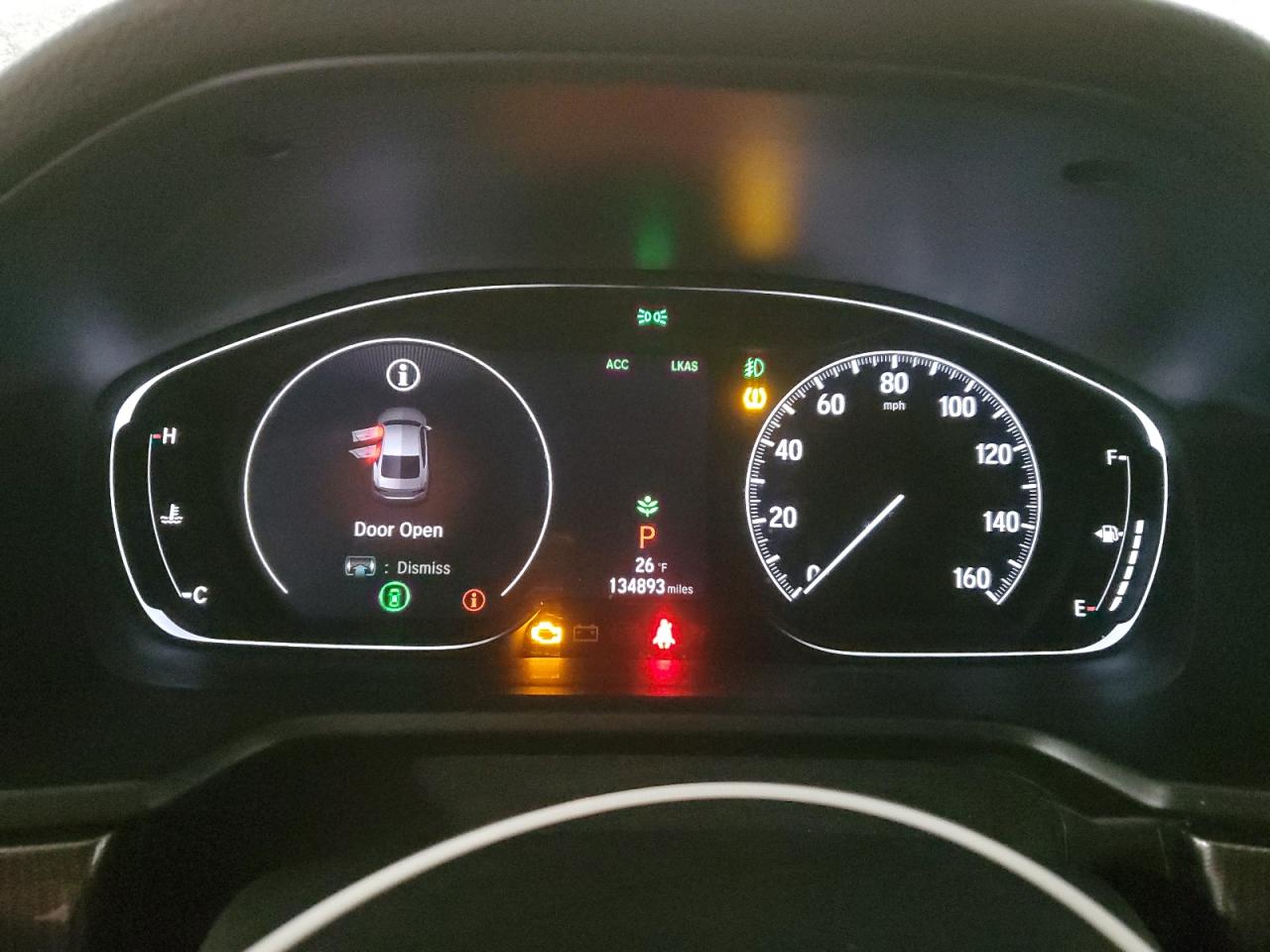 2020 Honda Accord VIN 1HGCV2F39LA012529 Copart auction photo, front end / hail damage thumbnail 9