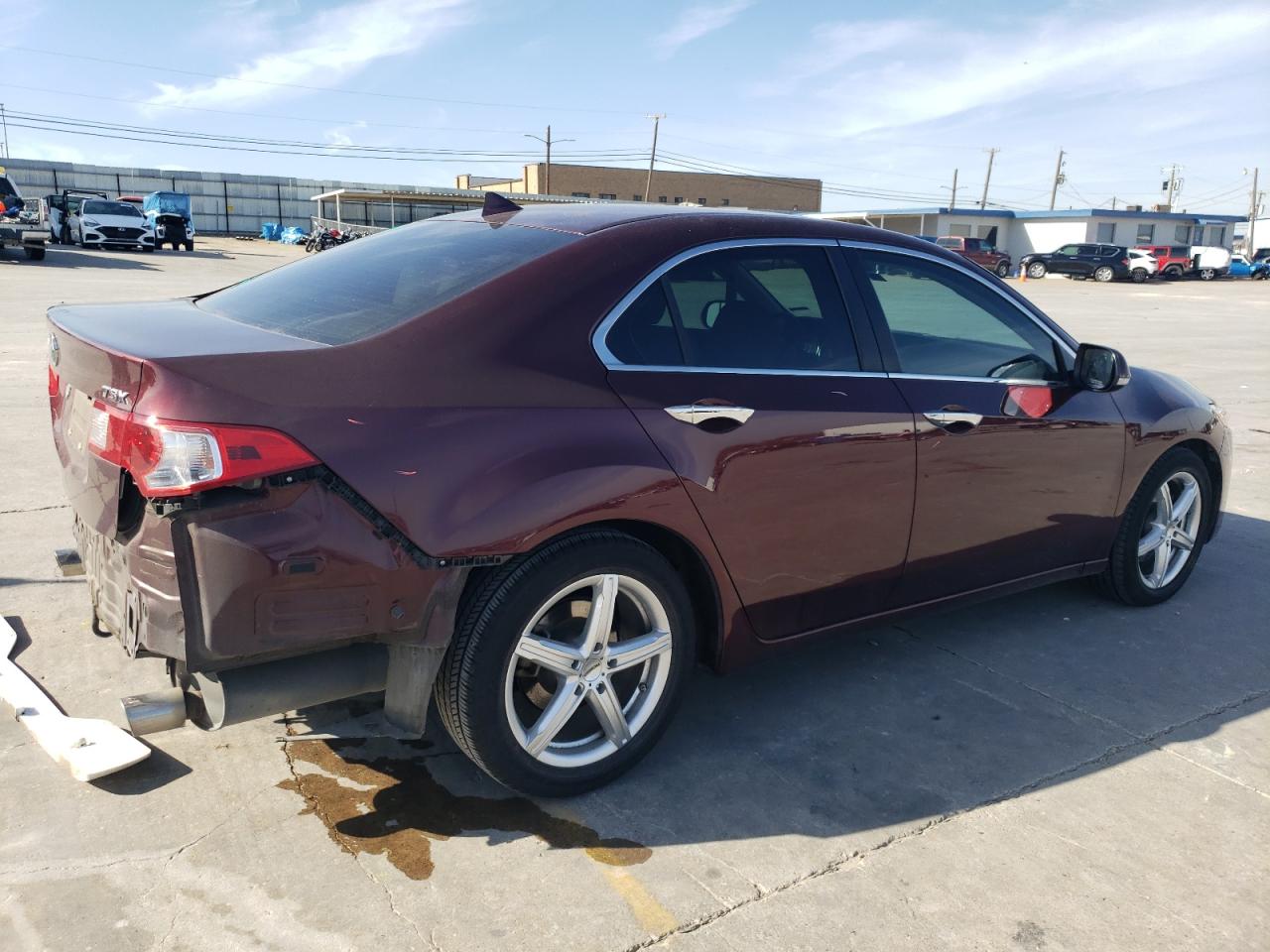 2009 Acura TSX VIN JH4CU26669C036780 Copart auction photo, rear end damage thumbnail 3