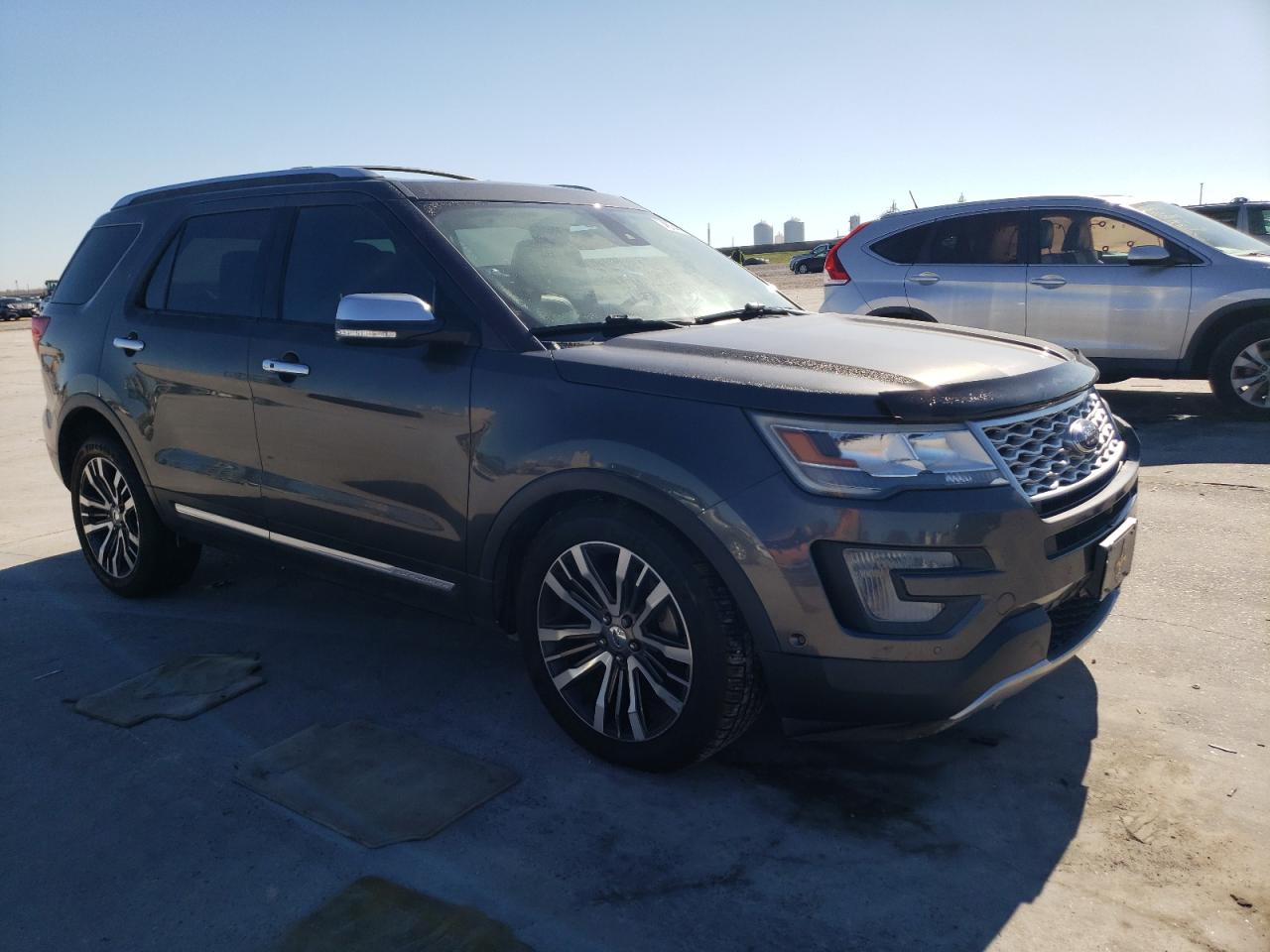 2016 Ford Explorer VIN 1FM5K8HT7GGC54363 Copart auction photo, front end damage thumbnail 4