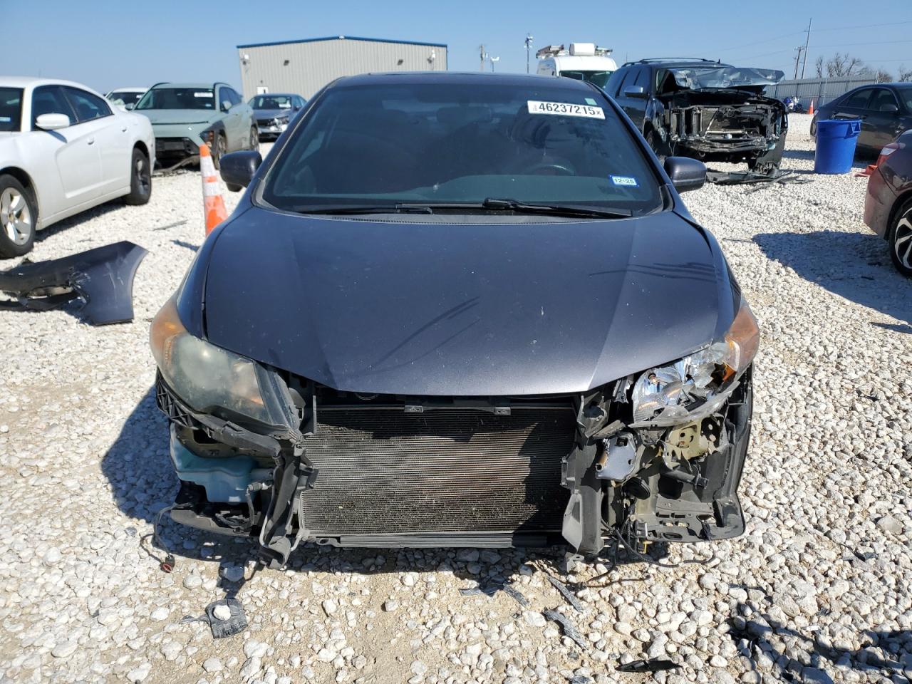 2015 Honda Civic VIN 2HGFG4A50FH707743 Copart auction photo, front end / side damage thumbnail 5