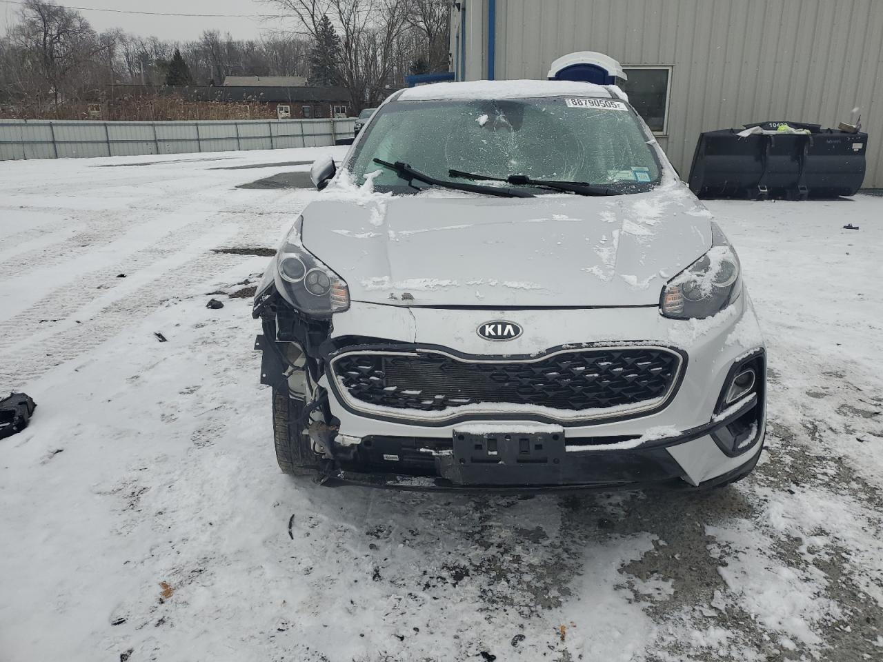 2020 KIA Sportage VIN KNDPMCAC0L7785757 Copart auction photo, front end / side damage thumbnail 5