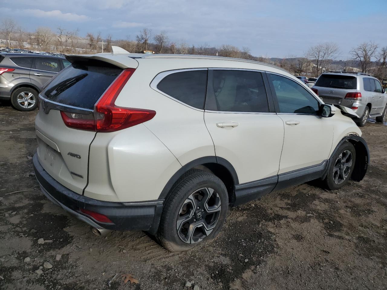 2018 Honda CR-V VIN 2HKRW2H90JH614944 Copart auction photo, front end / minor dent/scratches damage thumbnail 3