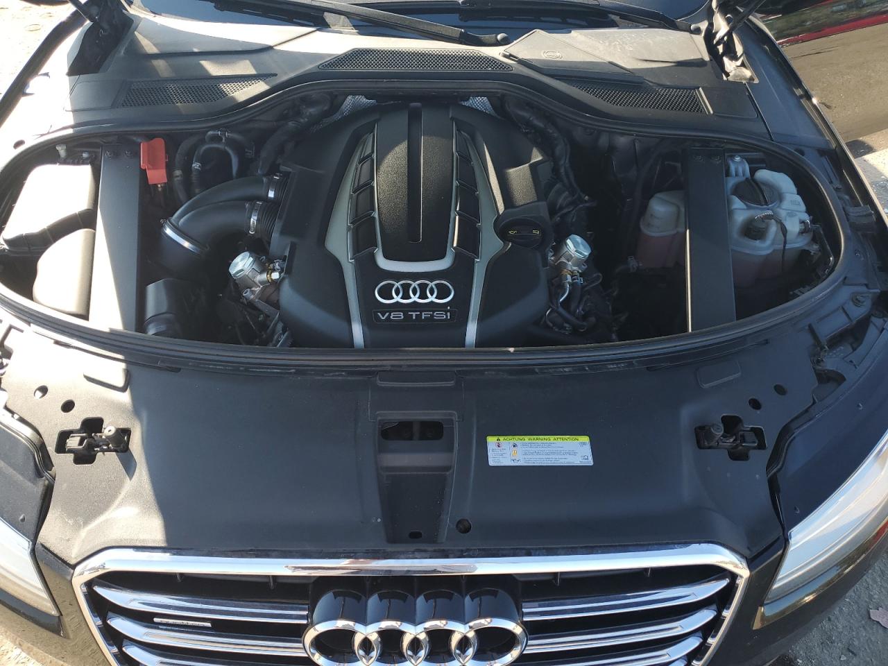 2015 Audi A8 VIN WAU32AFD5FN022074 Copart auction photo, side damage thumbnail 11