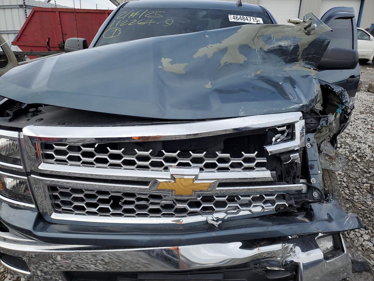 2014 Chevrolet Silverado VIN 3GCPCRECXEG480550 Copart auction photo, front end / all over damage thumbnail 13