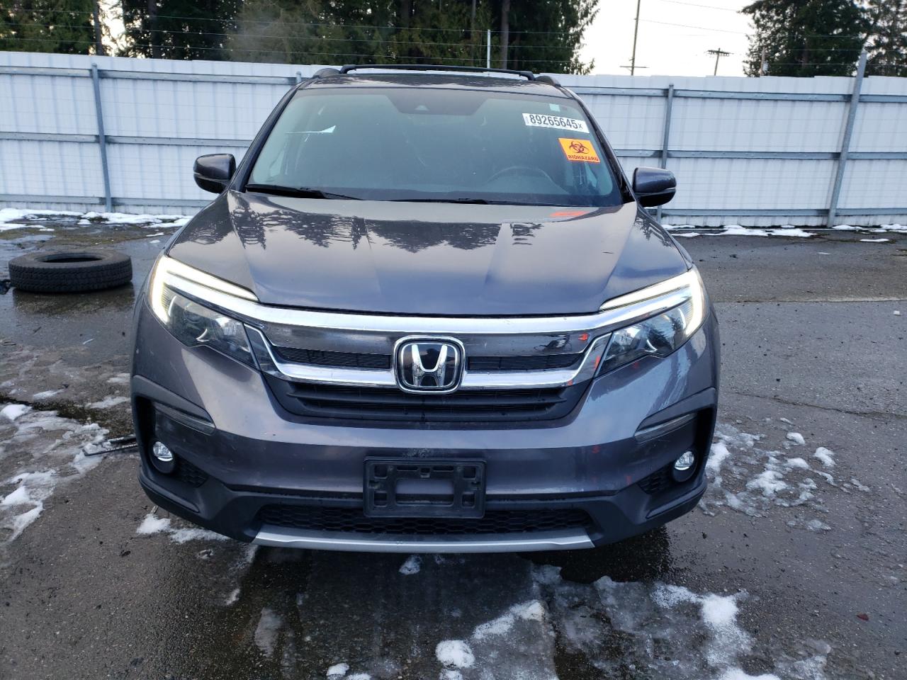 2020 Honda Pilot VIN 5FNYF6H59LB042709 Copart auction photo, rear end damage thumbnail 5