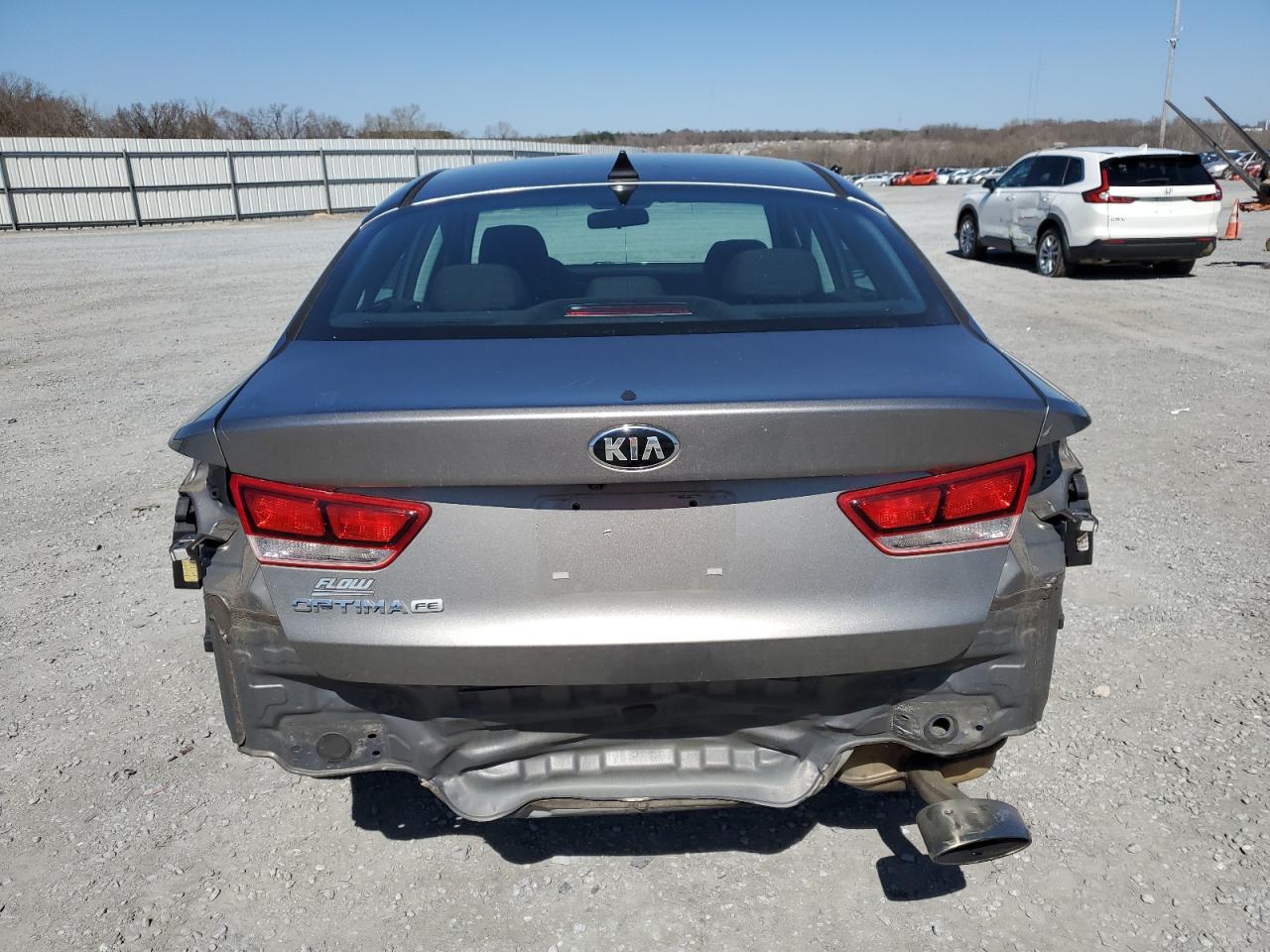 2016 KIA Optima VIN 5XXGT4L32GG100709 Copart auction photo, rear end damage thumbnail 6