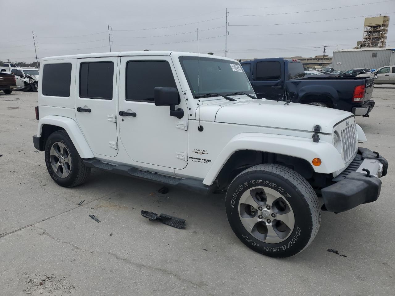 2018 Jeep Wrangler VIN 1C4BJWEG2JL898583 Copart auction photo, rear end damage thumbnail 4