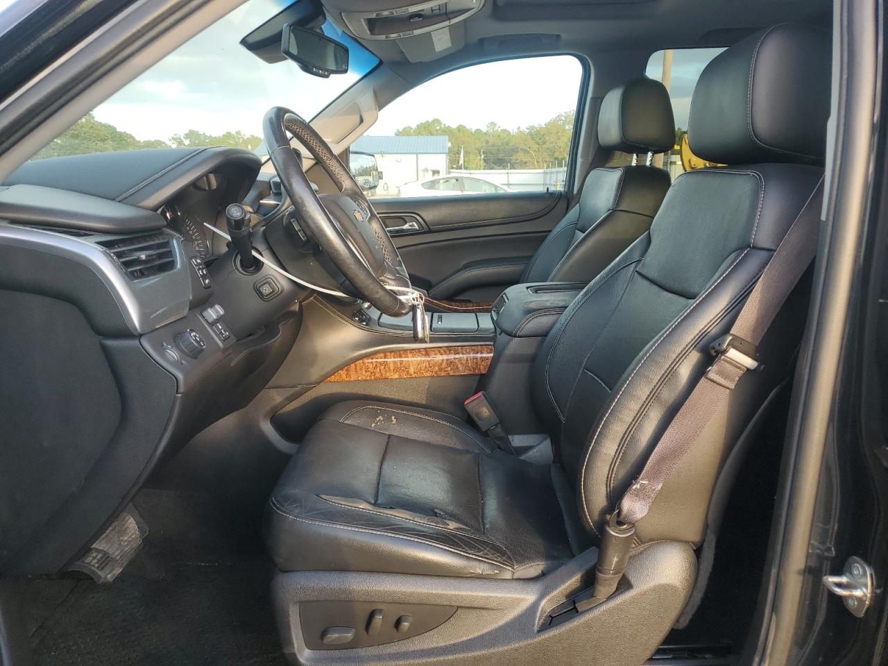 2015 Chevrolet Tahoe VIN 1GNSCCKCXFR101048 Copart auction photo, front end / side damage thumbnail 7