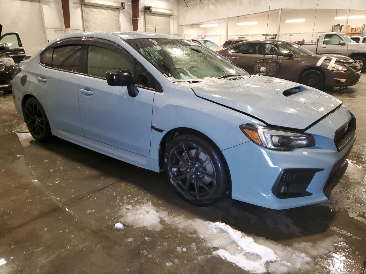 2019 Subaru WRX VIN JF1VA1B66K9809484 Copart auction photo, front end / side damage thumbnail 4