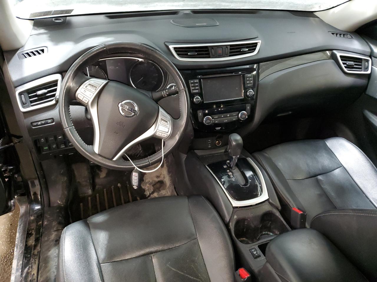 2016 Nissan Rogue VIN 5N1AT2MV5GC923446 Copart auction photo, side / front end damage thumbnail 8