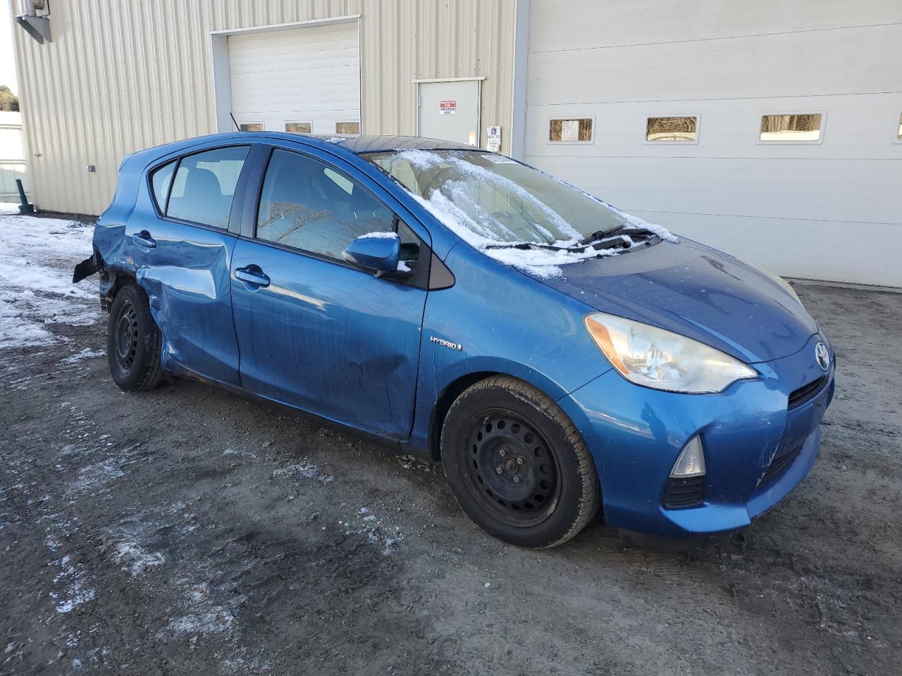 2013 Toyota Prius VIN JTDKDTB34D1045934 Copart auction photo, rear end / side damage thumbnail 4