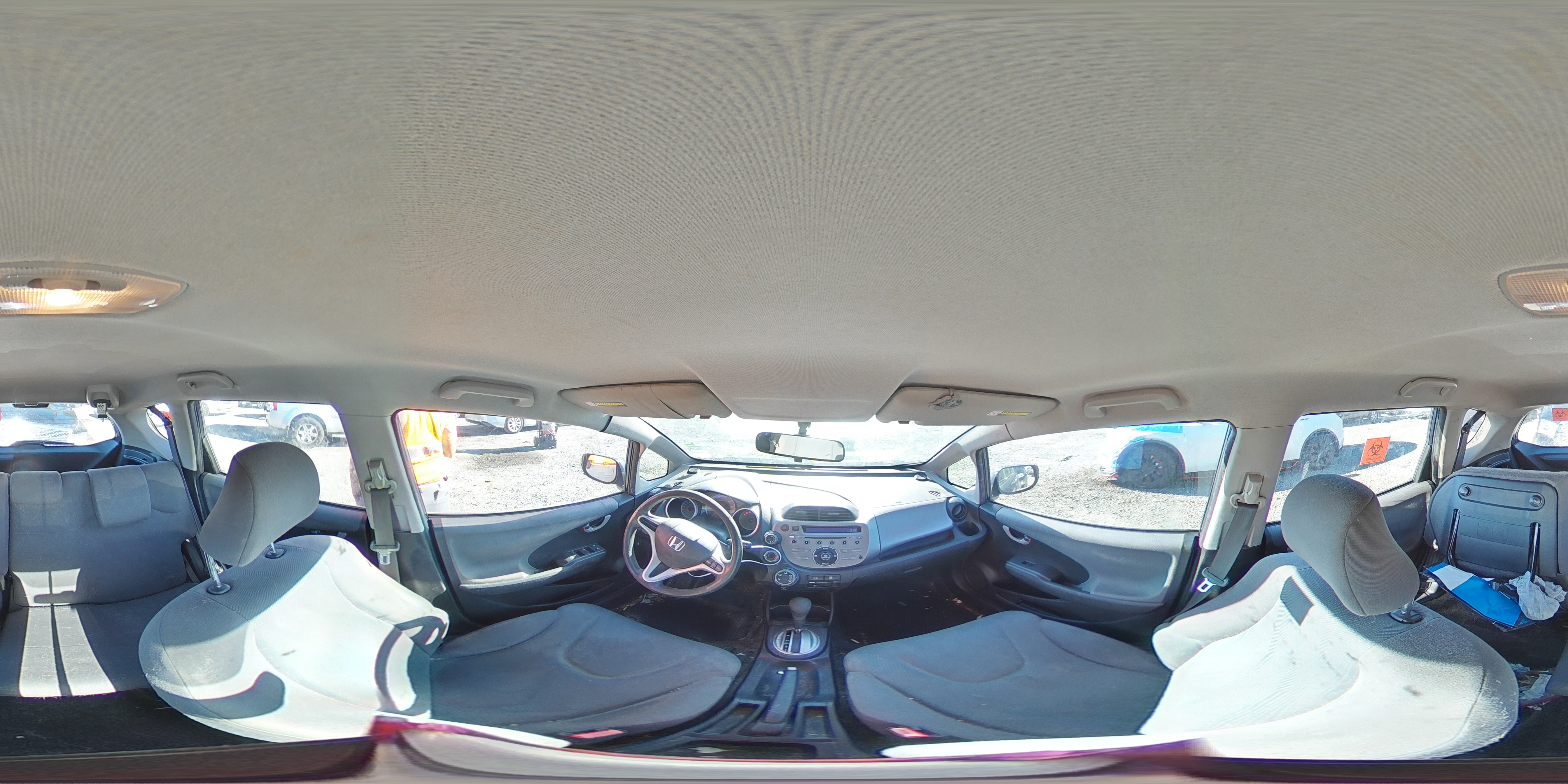 2013 Honda Fit VIN JHMGE8H38DC073004 Copart auction photo, rear end damage thumbnail 13