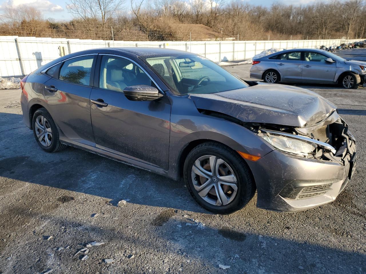 2017 Honda Civic VIN 19XFC2F51HE217950 Copart auction photo, front end damage thumbnail 4