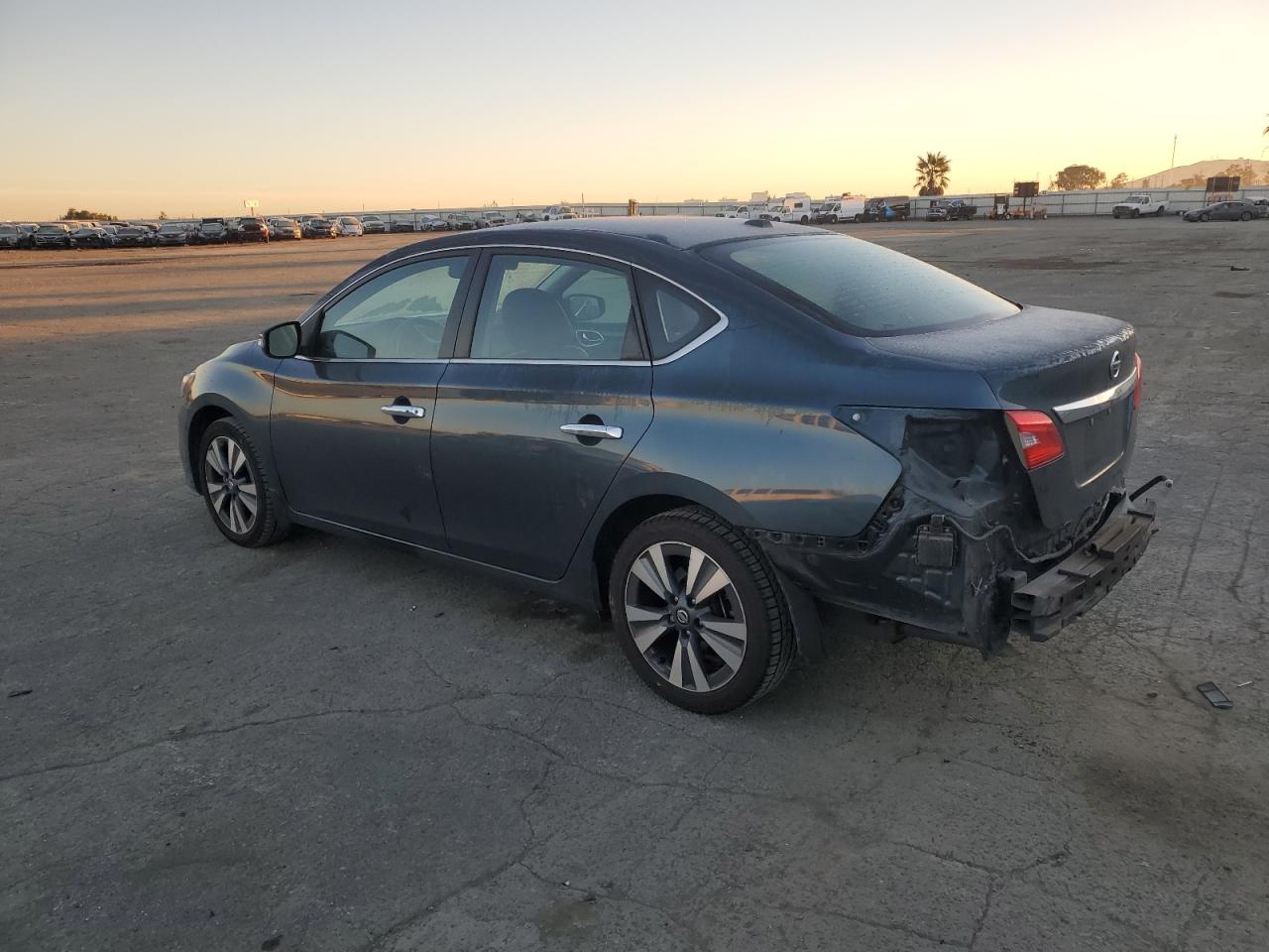 2017 Nissan Sentra VIN 3N1AB7AP3HY263042 Copart auction photo, rear end damage thumbnail 2