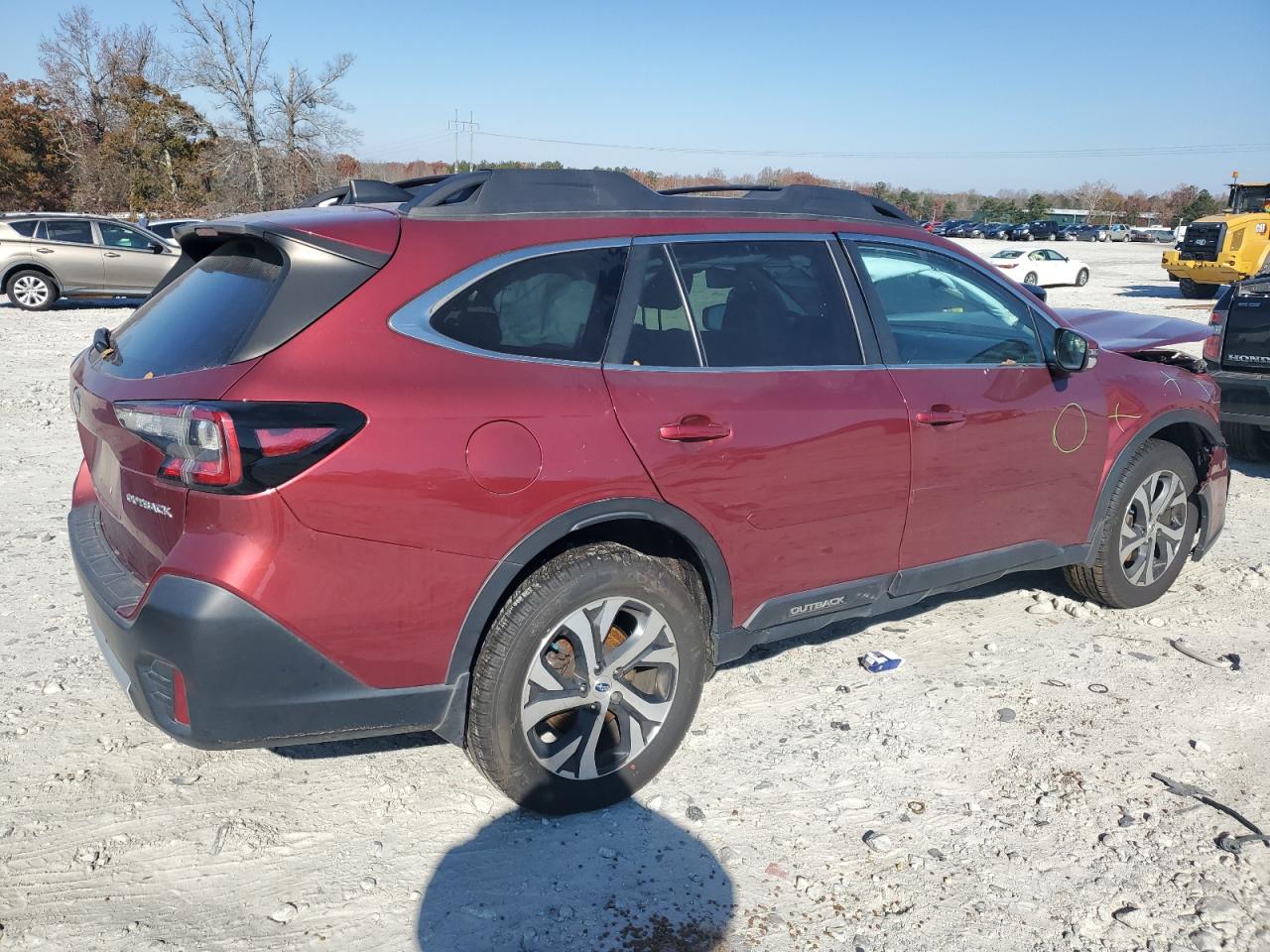 2021 Subaru Outback VIN 4S4BTANC7M3136036 Copart auction photo, front end damage thumbnail 3