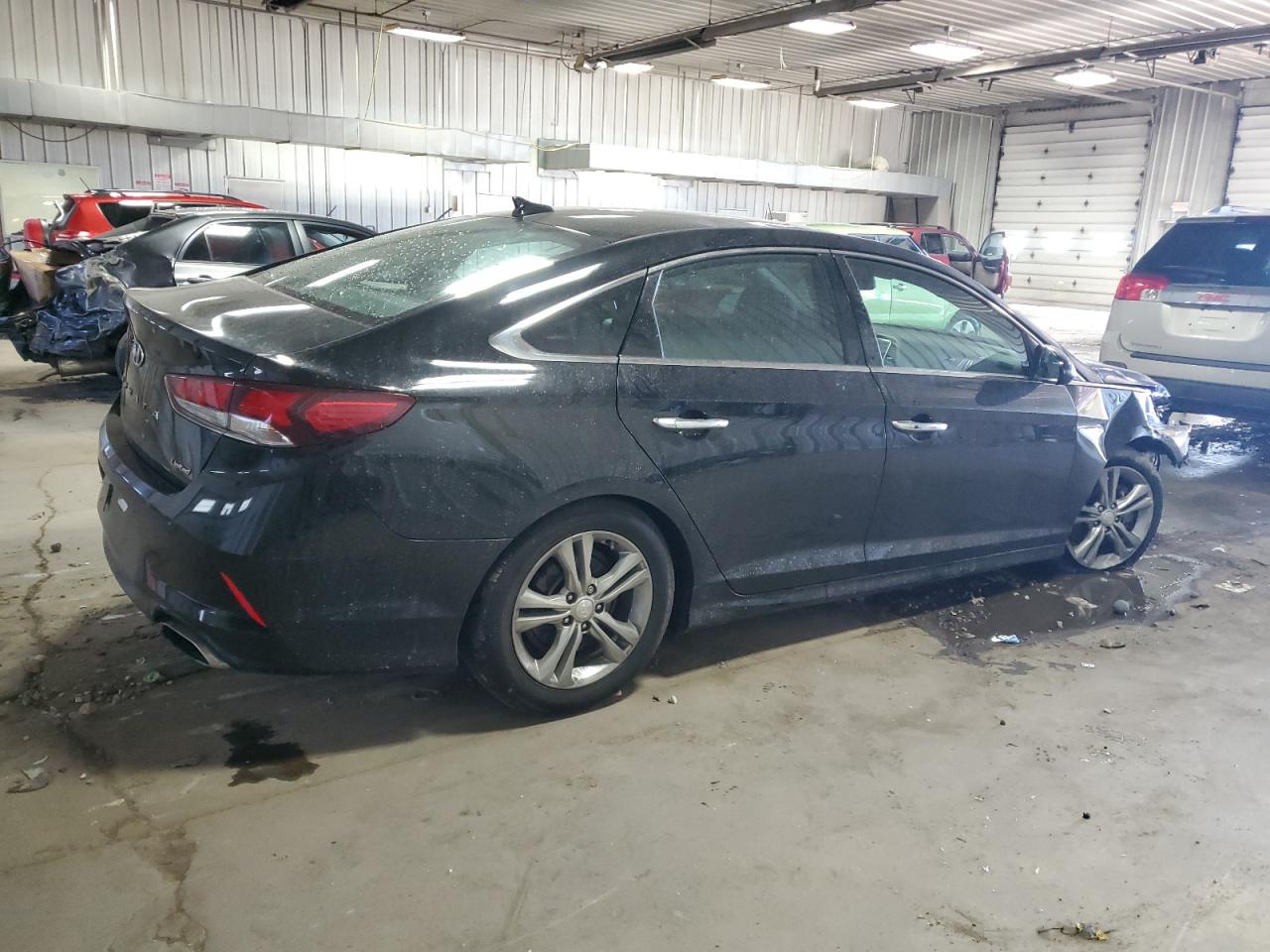 2018 Hyundai Sonata VIN 5NPE34AF0JH646392 Copart auction photo, vandalism / front end damage thumbnail 3