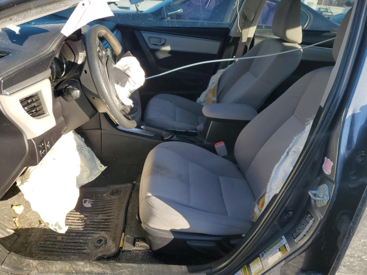 2014 Toyota Corolla VIN 5YFBURHE8EP146533 Copart auction photo, rollover damage thumbnail 7