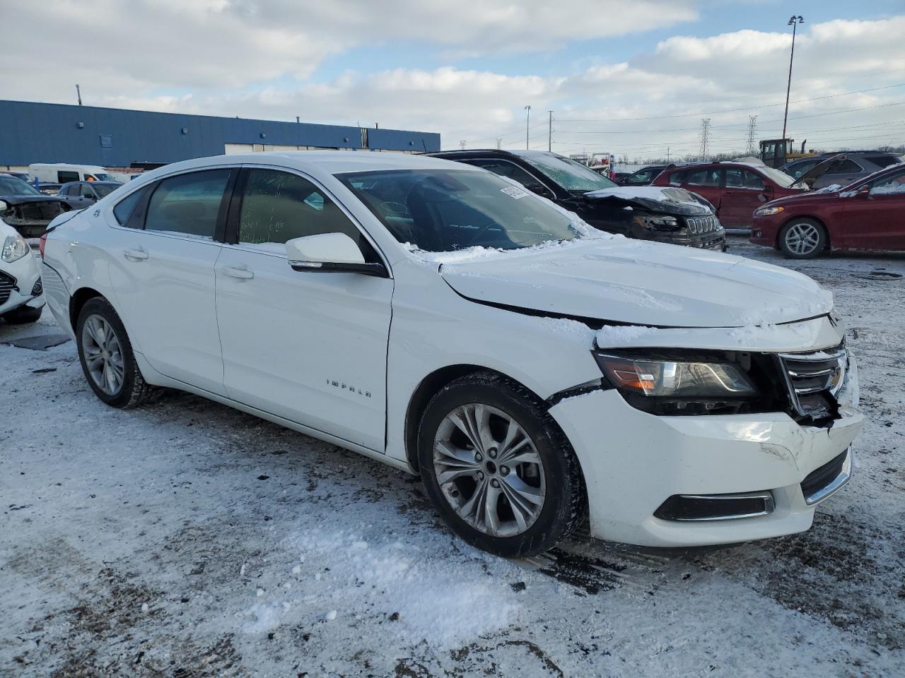 2015 Chevrolet Impala VIN 2G1125S31F9211976 Copart auction photo, rear end / front end damage thumbnail 4