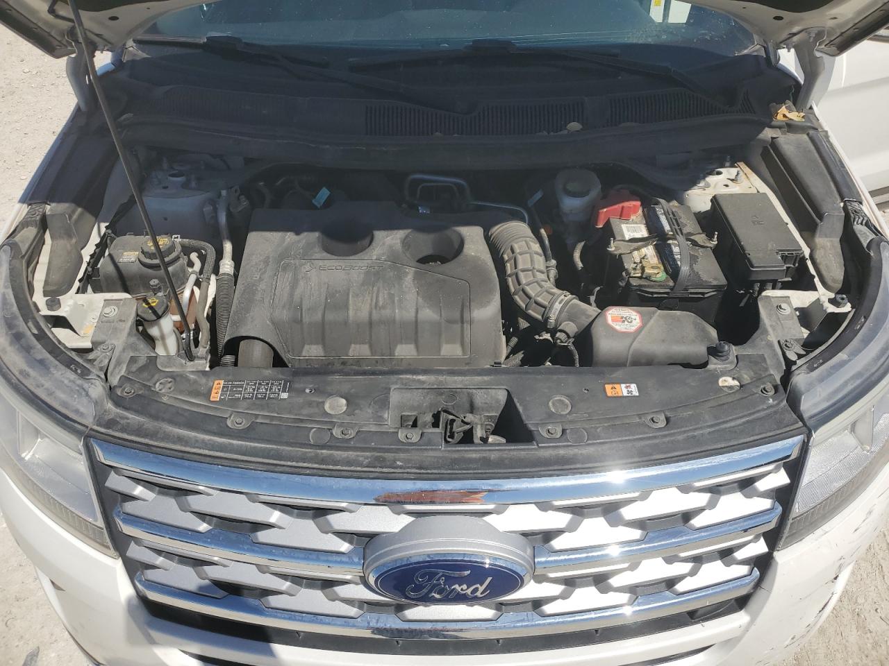 2018 Ford Explorer VIN 1FM5K7FH8JGC07438 Copart auction photo, side / front end damage thumbnail 12