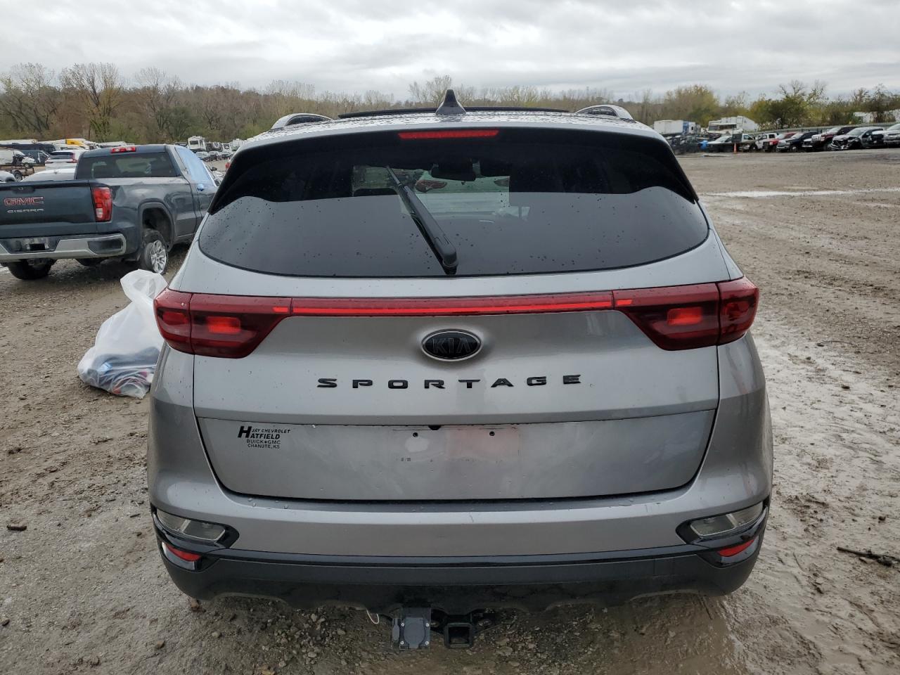 2021 KIA Sportage VIN KNDP63AC7M7857226 Copart auction photo, vandalism / front end damage thumbnail 6